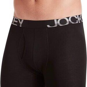 Jockey Casual Cotton Stretch Boxer Brief 3 Pack Underwear Men's Size M #23505
